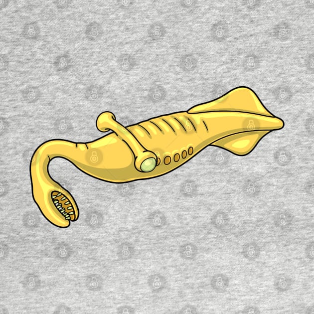 Tully Monster - Tully Monster, Paleontology Illustration by taylorcustom